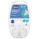 Chicco Physio Anti-Colic Σιλικόνης 2 Οπών 2m+