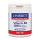 Lamberts Vitamin D3 2000iu 60 κάψουλες