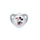 Nuk Trendline Disney Mickey Σιλικόνης Γκρι με κρίκο 6-18m 1τμχ (art.no.10.735.775)