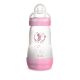 Mam Easy Start Anti Colic Πλαστικό Μπιμπερό Θηλή Σιλικόνης Ροζ 2m+ 260ml