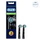 Oral-B CrossAction Black Ανταλλακτικές Κεφαλές Ηλεκτρικής Οδοντόβουρτσας 2x