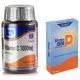 Quest Naturapharma Vitamin D3 2500iu 120 ταμπλέτες & Vitamin C 1000mg 60 ταμπλέτες