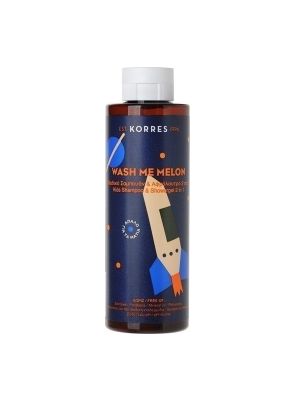 Korres Kids Wash με Melon Σαμπουάν & Αφρόλουτρο, 250ml
