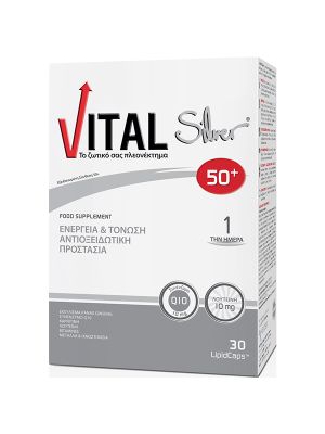 Vital Silver 50+ Πολυβιταμινούχο Συμπλήρωμα Διατροφής 30 Lipid Caps