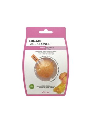 Vican Wise Beauty Konjac Face Sponge With Ginger Powder