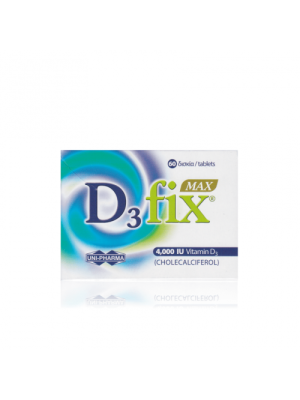 Uni-Pharma D3 Fix Max 4000iu Vitamin D3 60 ταμπλέτες